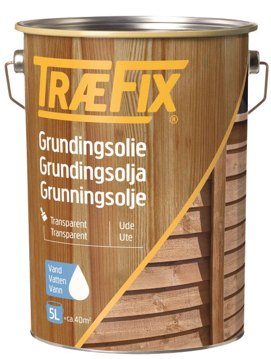 Grundolja Klar 5 L Træfix